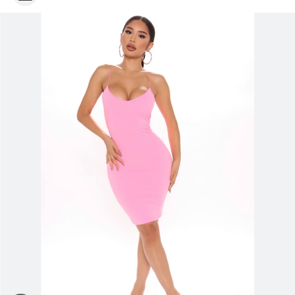 Fashion nova pink mini dress never worn